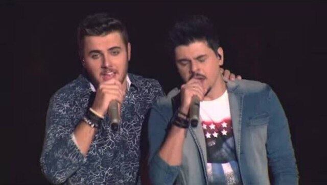 Instagram/@zenetoecristiano Zé Neto & Cristiano pediram respeito durante apresentação