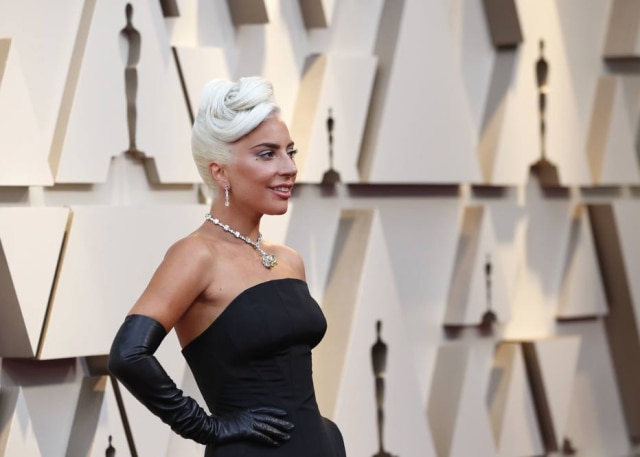 Mario Anzuoni/Reuters Lady Gaga no tapete vermelho do Oscar 2019.