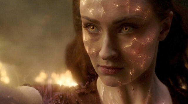 Twentieth Century Fox/Divulgação Sophie Turner no paple de Jean Grey em 'X-Men: Fênix Negra'.