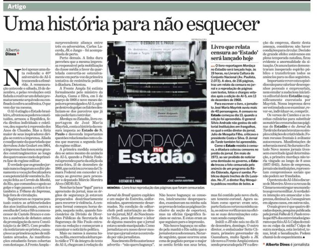Acervo/Estadão > Estadão - 15/12/2008