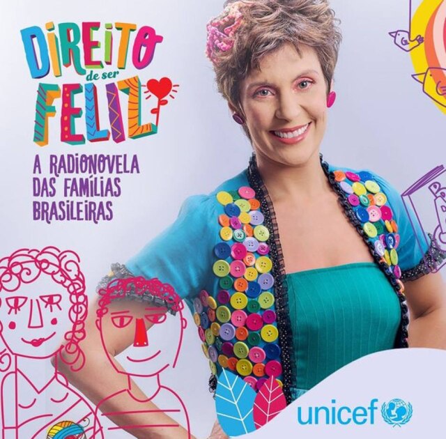 Reprodução Instagram / @unicefbrasil A radionovela 'Direito de Ser Feliz', da UNICEF, aborda temas importantes desde a gestação até o primeiro ano de vida