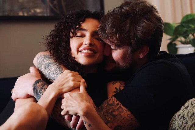 Reprodução Instagram/@brenosimoes Paula e Breno se conheceram no BBB 18 e hoje esperam o primeiro filho