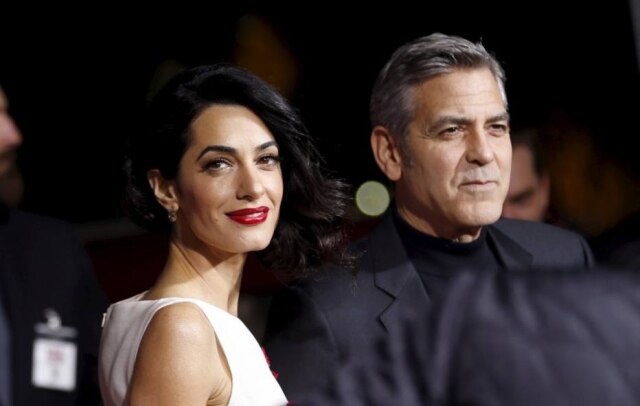 Mario Anzuoni/ Reuters O casal Amal Alamuddin e George Clooney