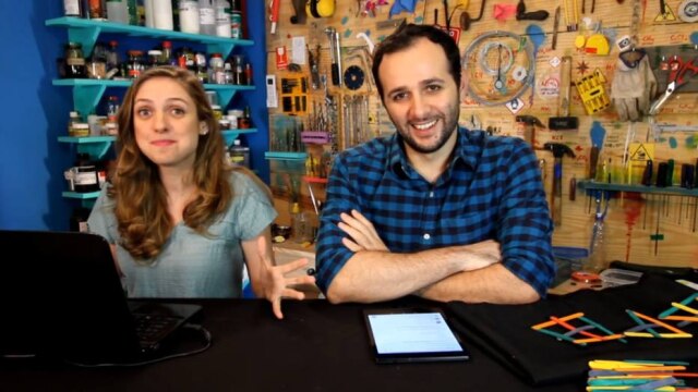 Reprodução / Youtube Mariana Fulfaro e Iberê Thenório em video do Manual do Mundo
