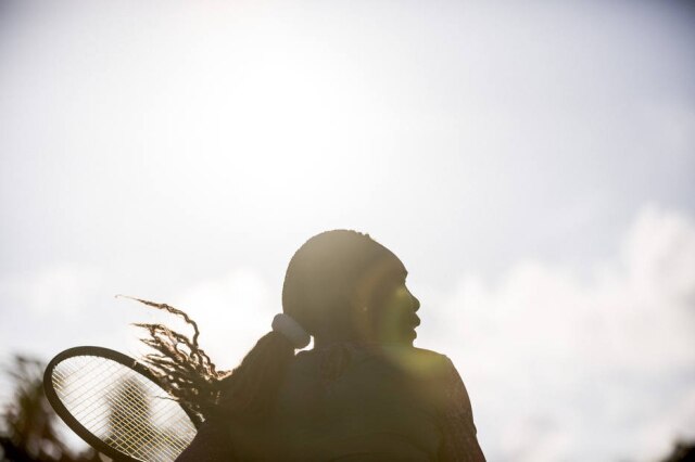 Chad Batka/The New York Times Venus Williams em um de seus treinos.