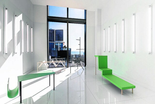 KRIS TAMBURELLO Um dos ambientes mais conceituais da mostra em Miami: o Office GA, de Jonathan Gonzales