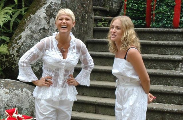 TV Globo/Paulo Belote/Divulgação Xuxa e Angélica.