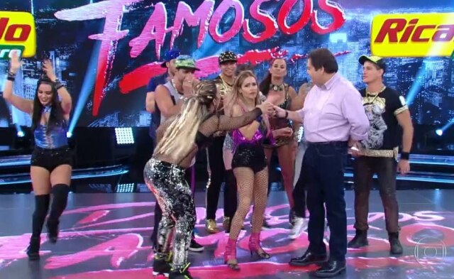 Reprodução/Globo Valesca Popozuda teve atitude inusitada no quadro 'Dança dos Famosos'