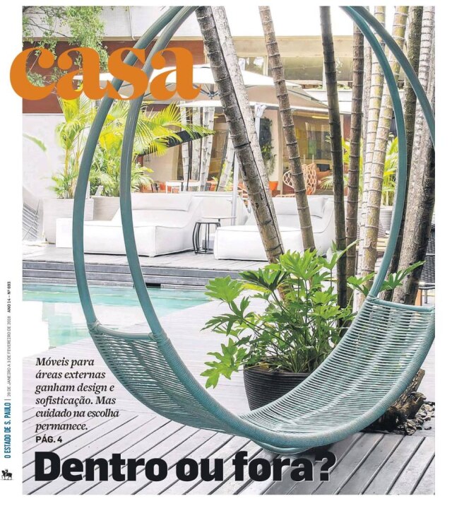 Reprodução Móveis para a áreas externas ganham design e sofisticação. Mas cuidado na escolha permanece