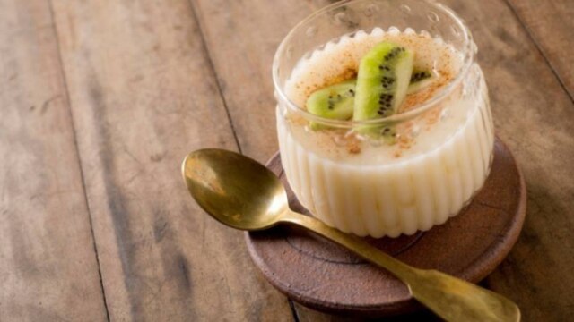 Tadeu Brunelli, SP|BRASIL Sagu de coco com kiwi dourado fresco