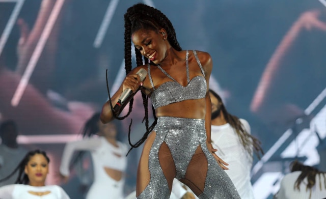 Wilton Junior/Estadão Cantora Iza durante apresentação no Rock in Rio 2019