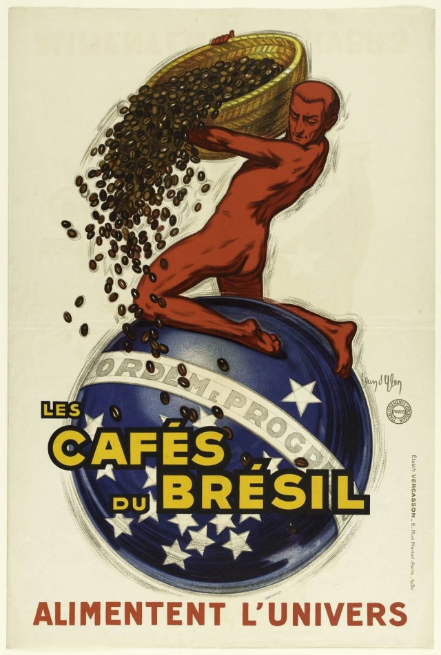 Jean D'Ylen Publicidade do café brasileiro (1930) de Jean d'Ylen. Museu Carnavalet, Paris