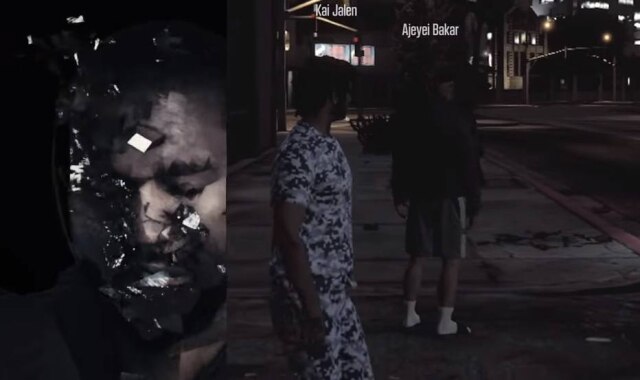 YouTube / @Kanye West Cena de 'Wash Us In The Blood', clipe de Kanye West e Travis Scott