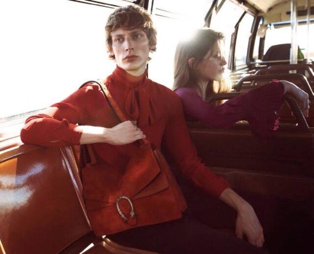 Divulgação Campanha Gucci: o homem feminino emerge na moda milanesa