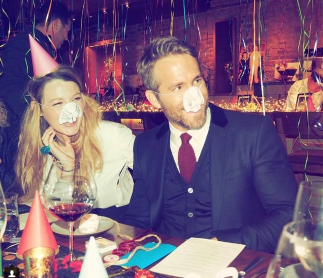 Reprodução/Instagram Blake Lively e Ryan Reynolds.