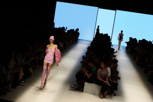 MARCIO FERNANDES/ESTADAO Desfile de Amir Slama, um dos participantes do Congresso, na última edição da São Paulo Fashion Week.