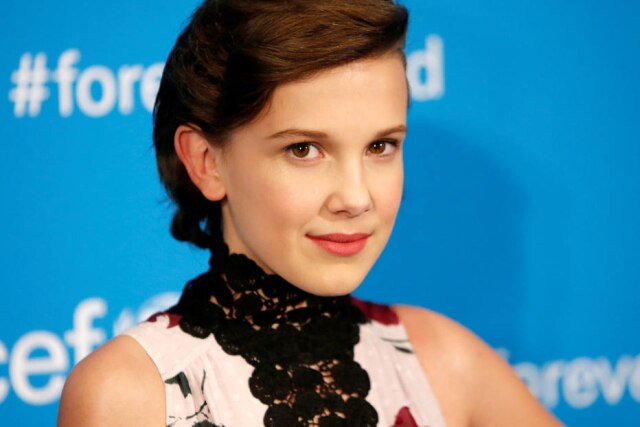REUTERS/Andrew Kelly Millie afirmou que fez uma longa sessão de fotos, além de estar gravando 'Stranger Things'