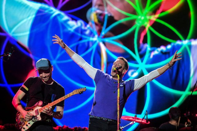The Straits Times/Mark Cheong via Reuters Coldplay fez duas apresentações no Allianz Parque, zona oeste de São Paulo.