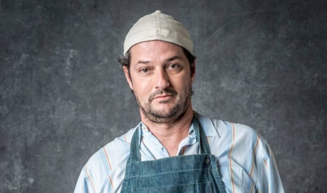João Cotta / Globo / Divulgação Marcelo Serrado como Nicolau em 'O Sétimo Guardião'