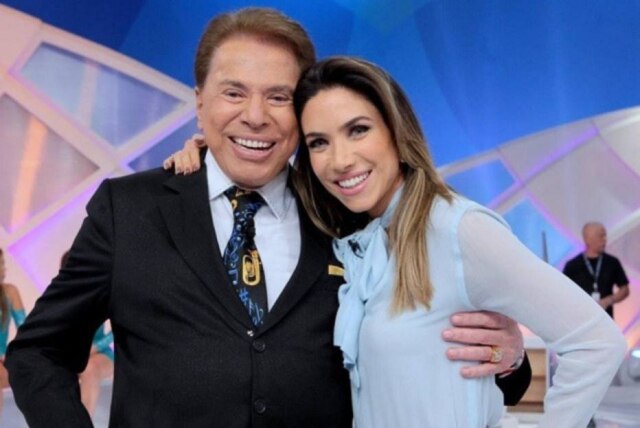 Lourival Ribeiro / SBT / Divulgação O apresentador Silvio Santos, dono do SBT, e a filha Patrícia Abravanel.