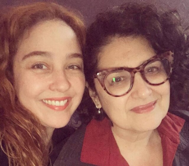 Instagram/@deboralamm A atriz Débora Lamm e a diretora Inez Viana estão juntas desde 2009.
