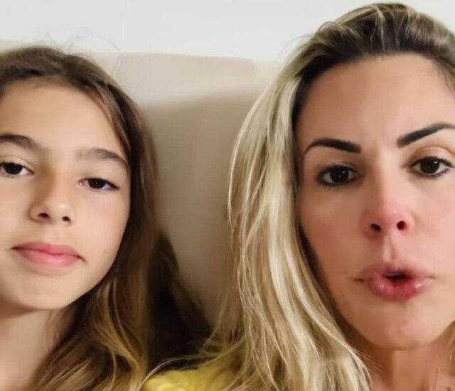 Instagram/@joanapradob Joana Prado e a filha Kyara, fruto do relacionamento com Vitor Belfort