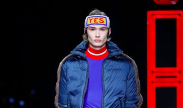 Reprodução/Facebook Fendi outono inverno 2017: o ativismo invade as passarelas.