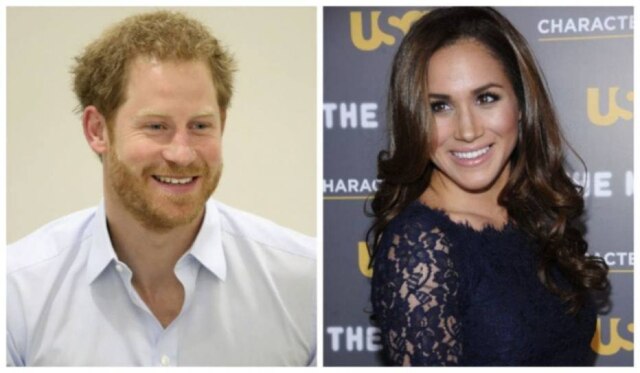 Chris Jackson / Reuters | Phil McCarten / Reuters O príncipe Harry e a atriz Meghan Markle.