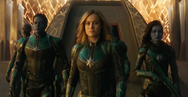 YouTube/BRAMarvel/Reprodução Atriz Brie Larson como Capitã Marvel.