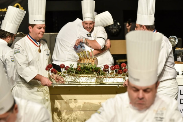Vincent Poillet/Apex-Brasil Prato de carré apresentado pela equipe brasileira no Bocuse d'Or, a Copa do Mundo da gastronomia.