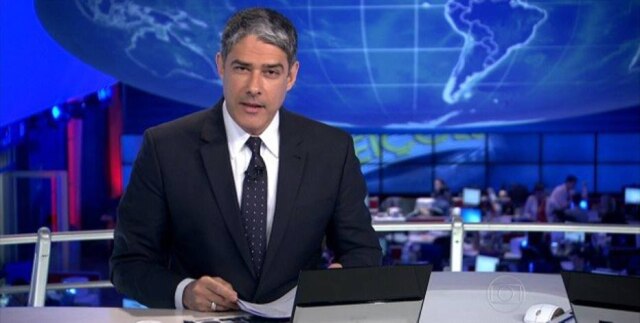 Reprodução William Bonner não apresenta 'Jornal Nacional' após acidente envolvendo o filho.