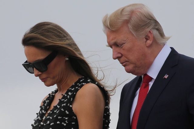 REUTERS/Carlos Barria Melania e Donald Trump