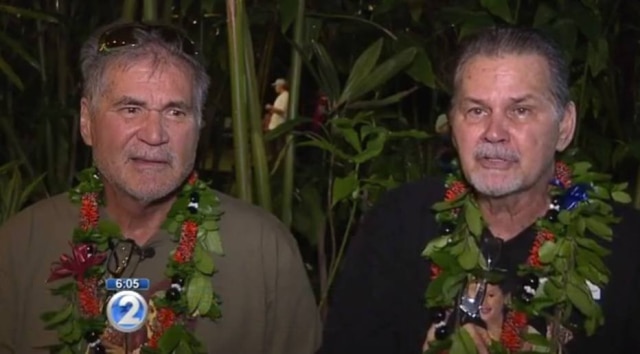 Reprodução/TV Khon 2 Walter Macfarlane e Alan Robinson.