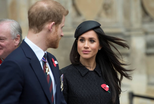 Eddie Mulholland/Pool via Reuters Príncipe Harry e Meghan Markle.