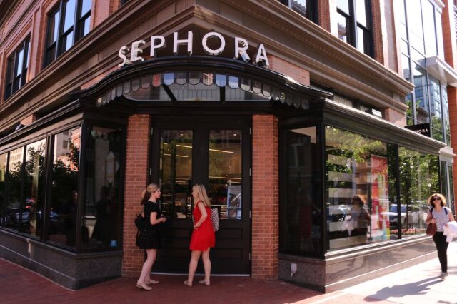Anna-Rose Gassot/AFP Loja de cosméticos da Sephora na cidade de Washington.
