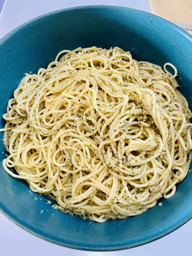 Patrícia Ferraz/Estadão Massa com pesto nada tradicional