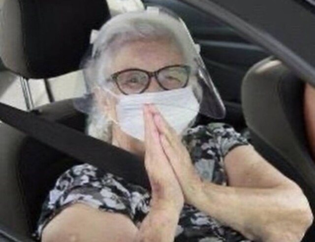 Instagram/@pefabiodemelo Dona Ana Maria, mãe do Padre Fabio de Melo