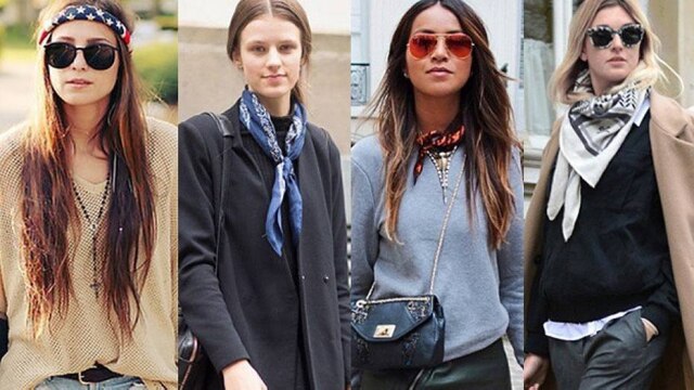 Reprodução Novo acessório queridinho da moda não para de se reinventar nas mãos - pescoços, cabelos e alças de bolsas - de fashionistas