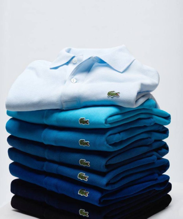Reprodução/ Facebook Lacoste Polos da Lacoste estão entre as mais copiados. As da foto são as originais