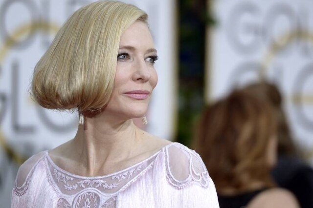 EFE/EPA/PAUL BUCK Cate Blanchett no Globo de Ouro 2016