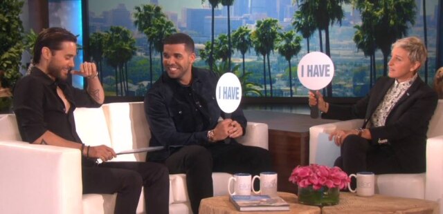 Reprodução/Facebook Os dois foram entrevistados por Ellen DeGeneres.