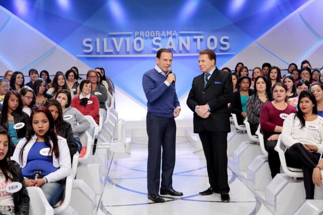 Lourival Ribeiro/SBT Silvio Santos já se candidatou à presidência em 1989, mas foi impugnado; João Doria é cogitado para 2018