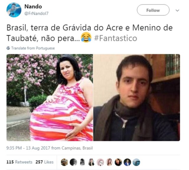 twitter.com/FrNandol7 Agora que Bruno voltou e está bem, os internautas voltram a fazer piadas em massa no Twitter