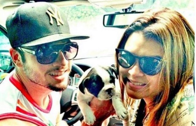 Instagram/@pretagil A cantora Preta Gil e seu cãozinho Gucci.