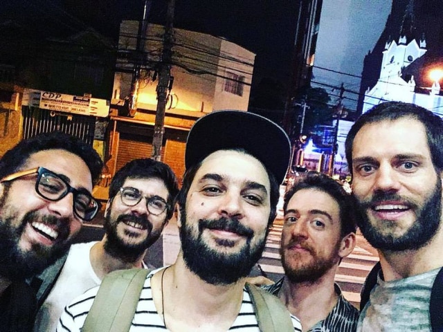 Instagram/@5aseco Integrantes da banda 5 a Seco.