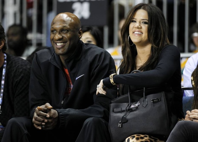 REUTERS/Danny Moloshok Khloé Kardashian e Lamar Odom em fevereiro de 2011.