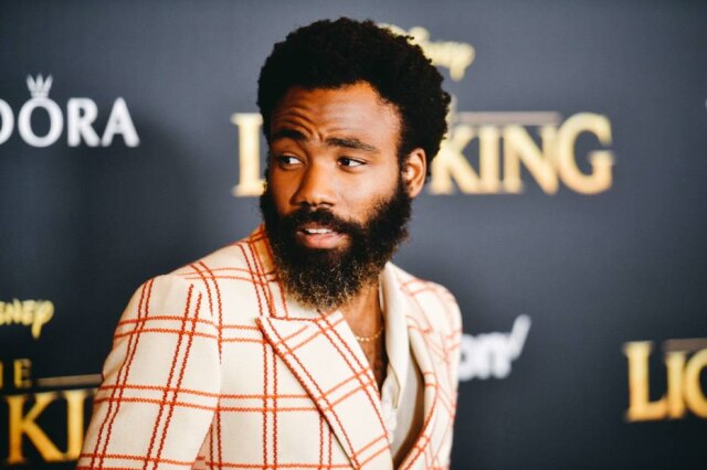 Matt Winkelmeyer / Getty Images / AFP Donald Glover durante pré-estreia de 'O Rei Leão'.