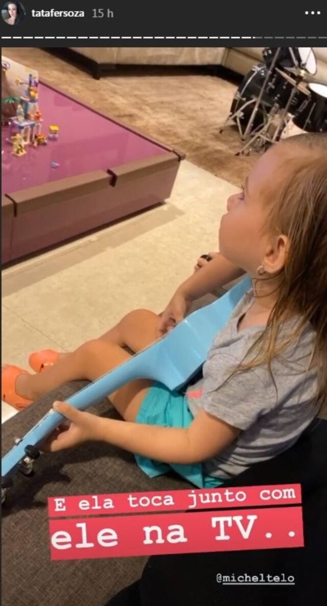 Instagram/@tatafersoza Melinda, filha de Thaís Fersoza e Michel Teló.