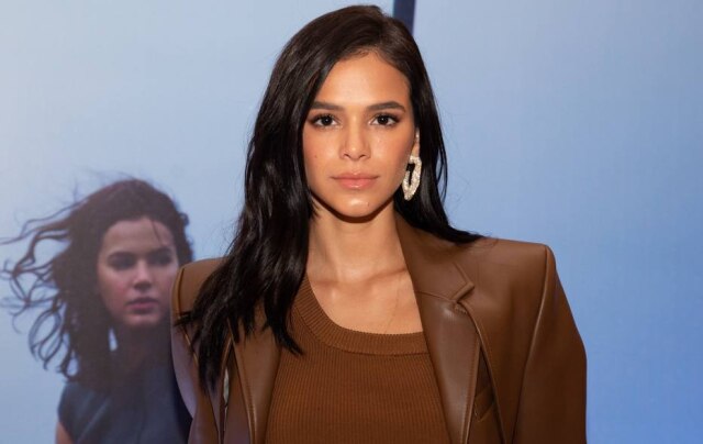 Ciça Neder Bruna Marquezine na pré-estreia do filme 'Vou Nadar até você', em São Paulo.
