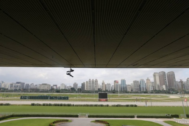Nilton Fukuda|Estadão A bela vista do tradicional Jockey Club de São Paulo, vista da cidade mas aos sons de pássaros